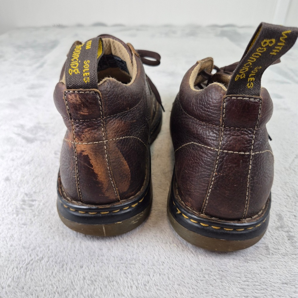 Doc Dr. Martens Paco Brown Leather Moc Toe Chukka Boots Mens 12 AW004 90s Punk - Picture 8 of 12